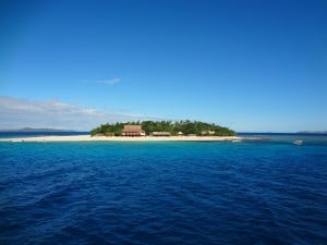 A Fijian island resort