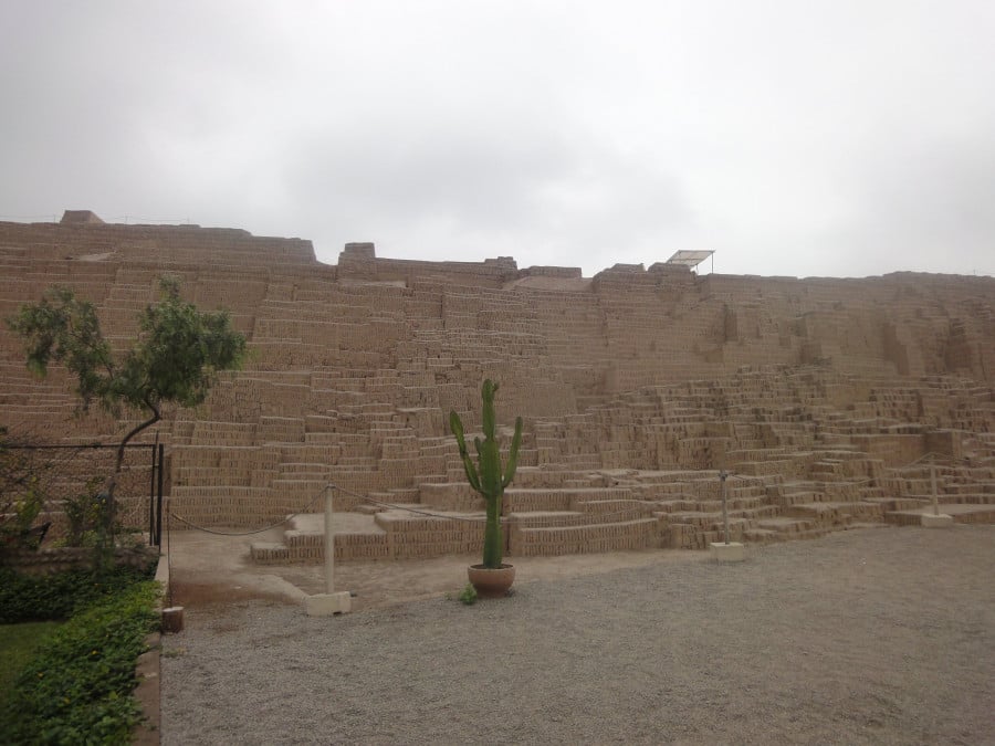 Ruins in Huaca Pucllana