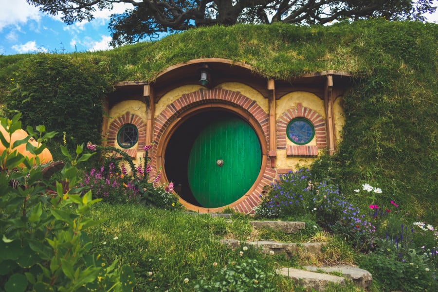 Entrance to a Hobbit House in Hobbiton