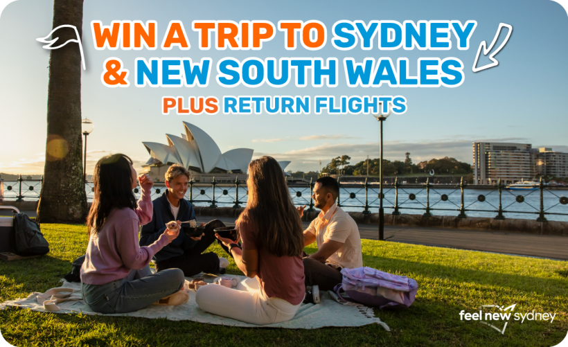 win a trip to Sydney New South Wales