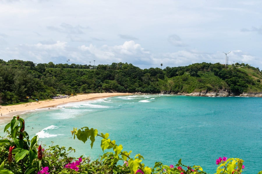 Landscape of beach on Thailand island, Phuket 